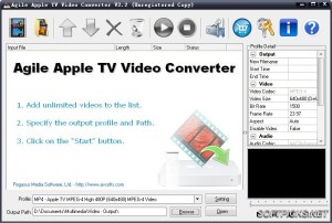 Pegasus Apple TV Video Converter  3.7.30