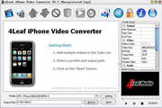 4Leaf iPhone Video Converter  2.8.6