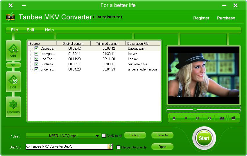 Tanbee DVD to Zune Converter  3.5.09
