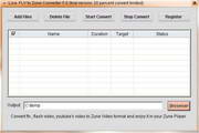 lisasoft FLV to ZUNE Converter  7.48