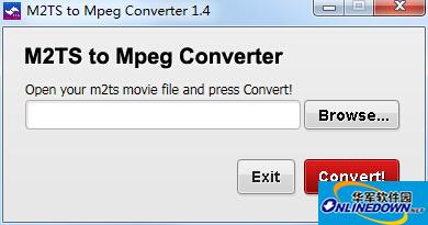 M2TS转Mpeg格式转换器(M2TS to Mpeg Converter)  1.4绿色免费版