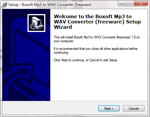 Boxoft MP3 to WAV Converter截图