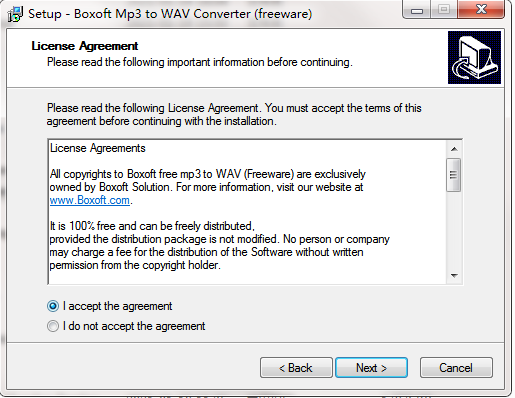 Boxoft MP3 to WAV Converter截图