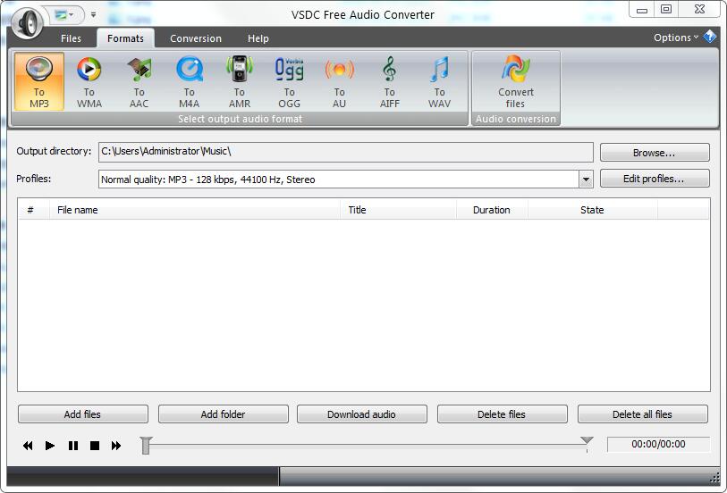 VSDC Free Audio Converter截图