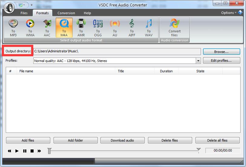 VSDC Free Audio Converter截图