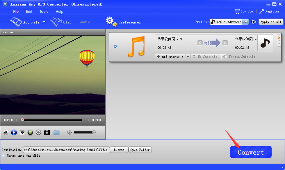 Amazing Any MP3 Converter截图