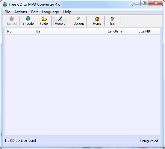 CD/MP3转换器(Free CD to MP3 Converter)  v4.6免费版