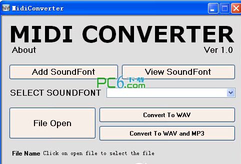 midi转mp3转换器(MidiConverter)  v1.0